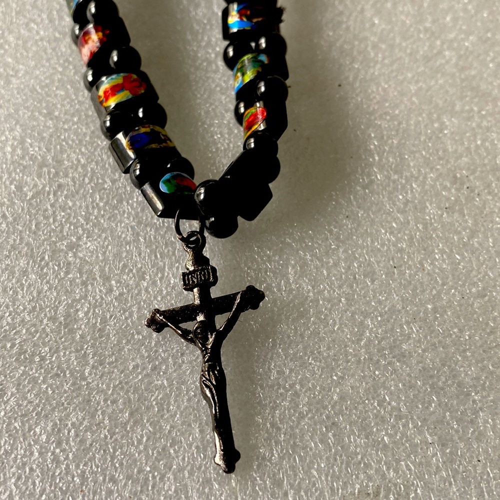 Gemstone bracelet saint